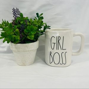 RAE DUNN Collection Girl Boss ceramic mug for your favorite coffee